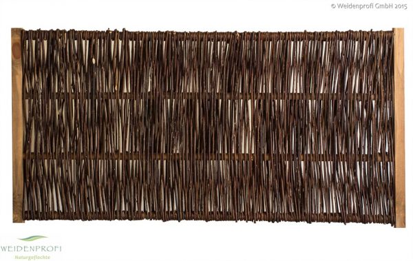 Weidenzaun CAMBO, senkrecht geflochten, 150 x 60